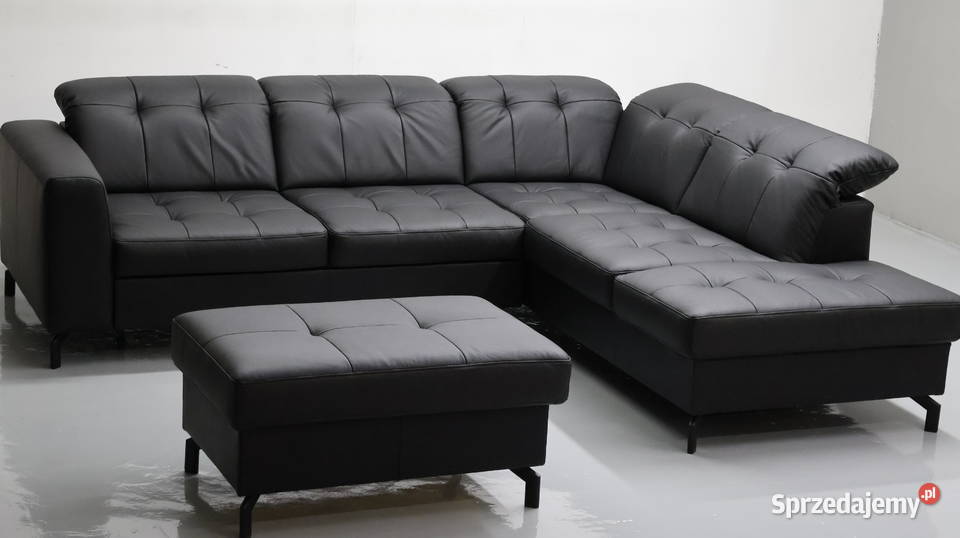 TAL SKÓRA NATURALNA NAROŻNIK funkcja spania PUFA Poznań