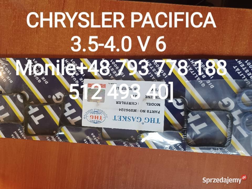 USZCZELKA KOLEKTORA SSĄCWGO CHRYSLER PACIFICA Rok produkcji 2004 wielkopolskie Kawnice