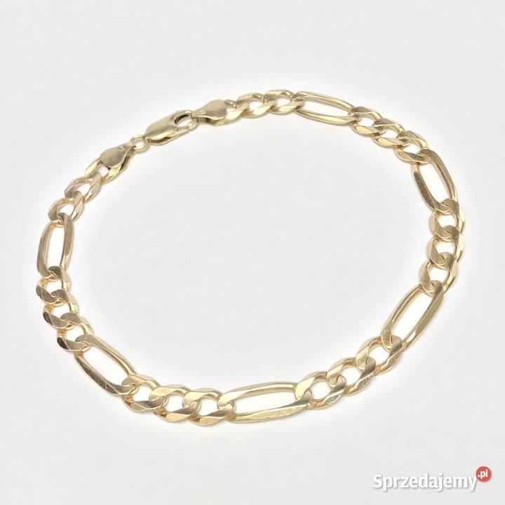 Złota BRANSOLETKA męska 14K cudowna FIGARO 24 Warszawa sprzedam
