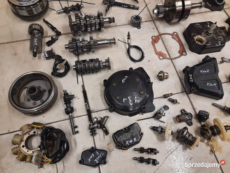 Kawasaki KMX 125 silnik części cylinder wał Części dolnośląskie Jelenia Góra