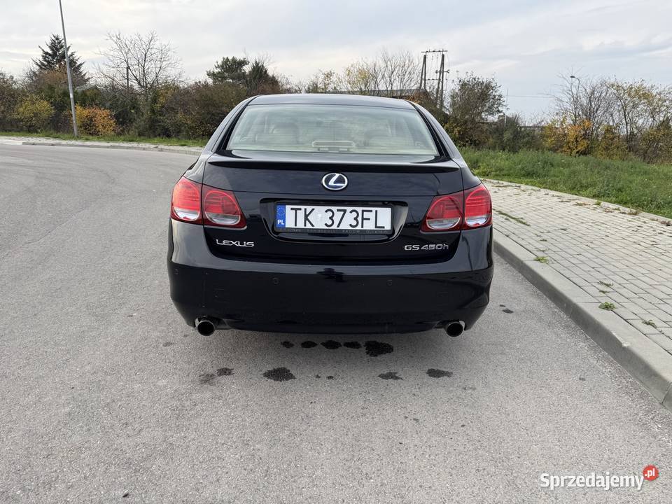 LEXUS GS 450h Oszczędny i Mocny czarny Kielce sprzedam