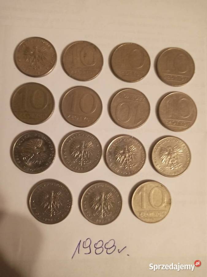 Monety 10 zł z 1988 r.