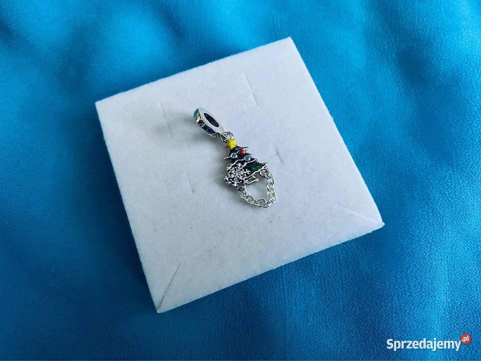 nowa unikatowa zawieszka charms beads choinka srebro Gdynia
