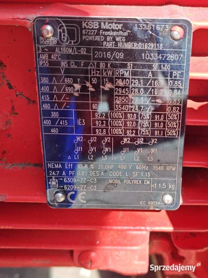 KSB pompa 4 Sztuki Hurt Nowy Tomyśl