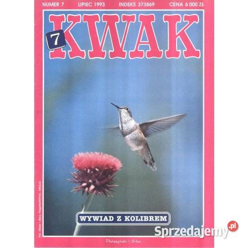 Kwak 7 lipiec 1993 Antykwariat