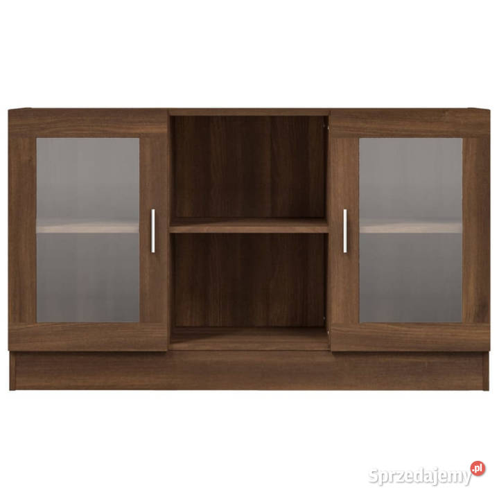 Witryna brązowy dąb 120x305x70 materiał Warszawa sprzedam