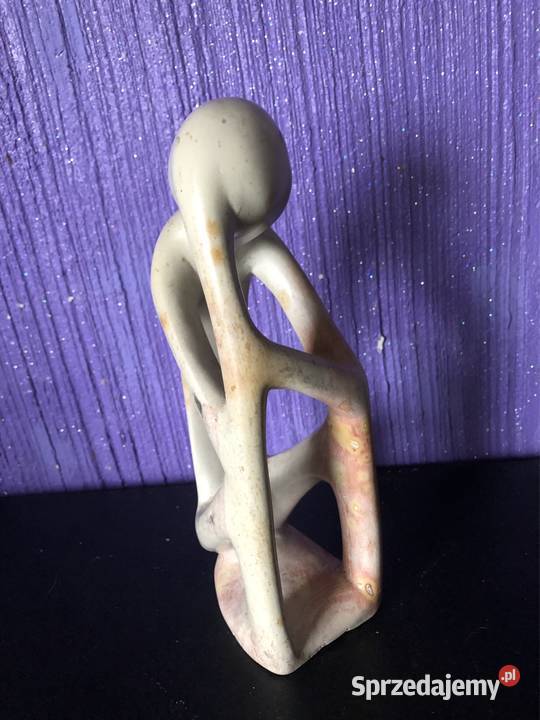 Myśliciel figurka statuetka z kamienia mydlanego Inowrocław