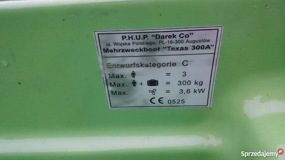 Łódka wędkarska texas 300