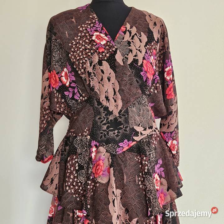 Sukienka Claudia Fashion rozmiar 14 L Z falbankami  Lublin