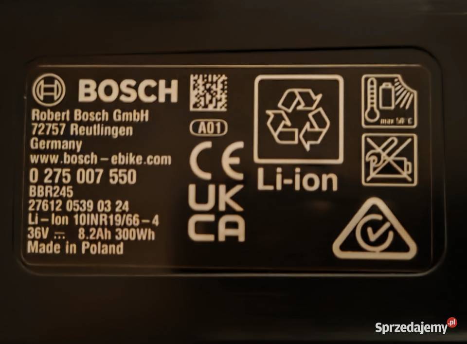 Akumulator Bateria BOSCH Powerpack 300Wh na Części i akcesoria