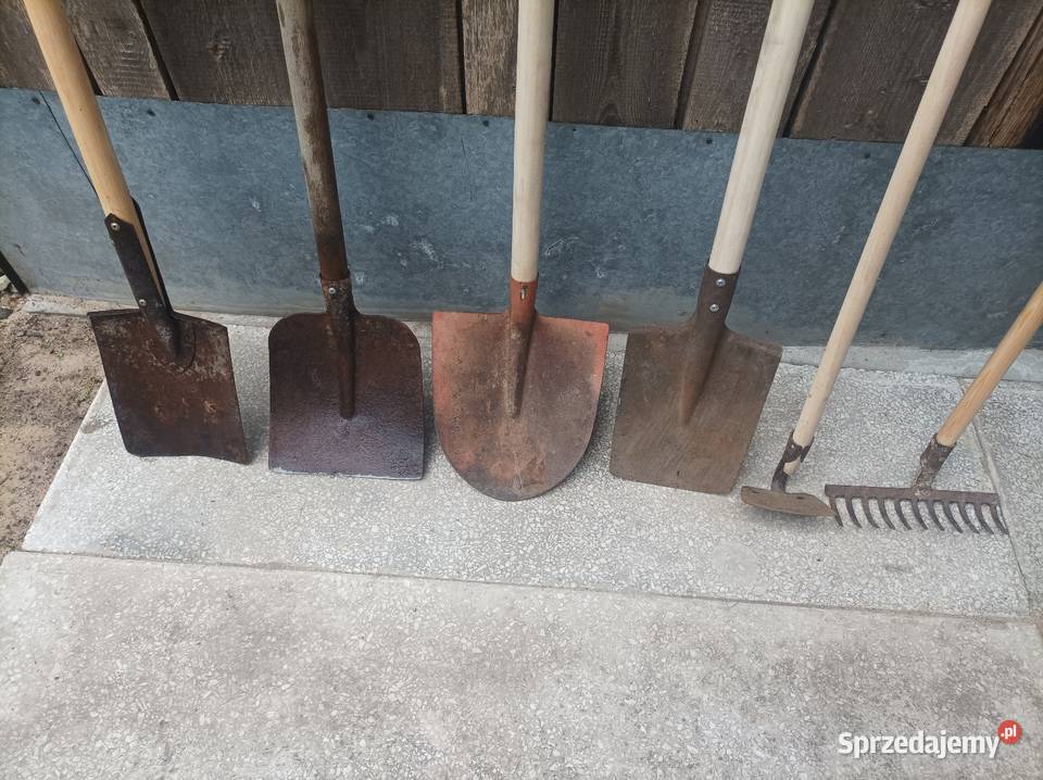 Narzędzia ogrodnicze stare Sterdyń