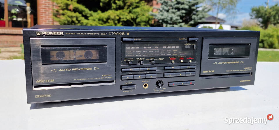 Magnetofon catette deck Pioneer CTW401R CT W 401 Magnetofony Elektronika Międzychód