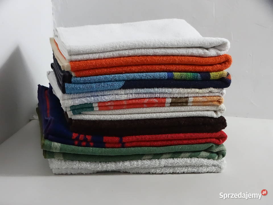 Zestaw 10 solidnych ręczników bawełnianych Różne Biłgoraj