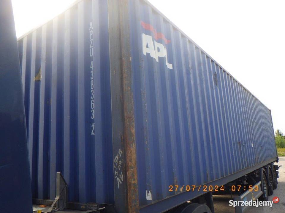 Kontener morskimagazynowy 40DV używany 12 m sprzedam