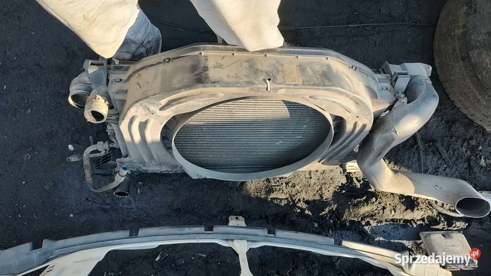 Pas przedni z chlodnicami intercooler Książ Wielkopolski