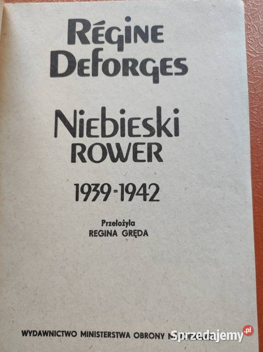 Niebieski rower 19391942 autorstwa Rgine Kielce