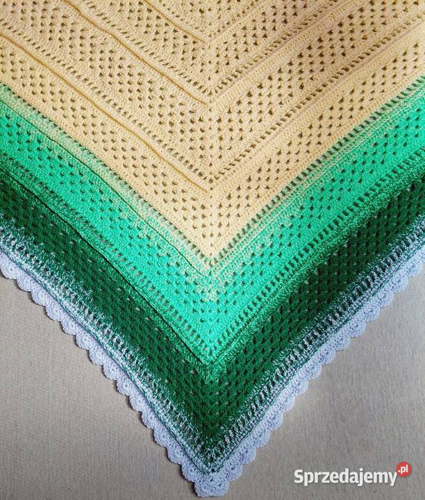 Chusta wykonana na szydełku RĘKODZIEŁO Bydgoszcz
