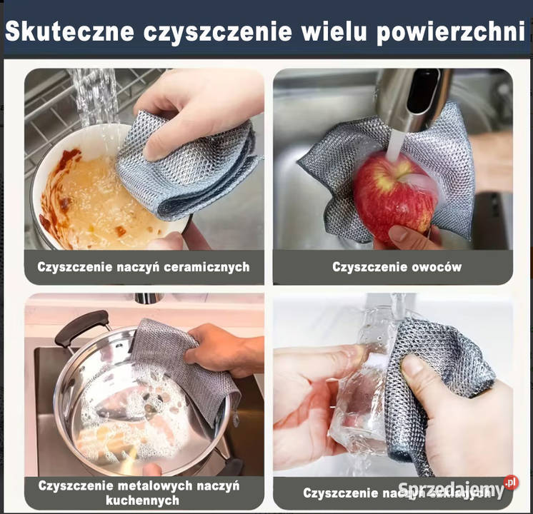 10 ściereczki do zmywania czyszczenia nie Krosno