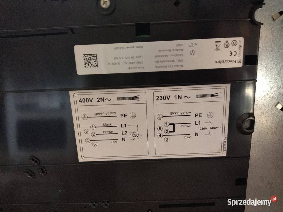 Płyta indukcyjna Elektrolux 230400V do zabudowy śląskie Bielsko-Biała sprzedam