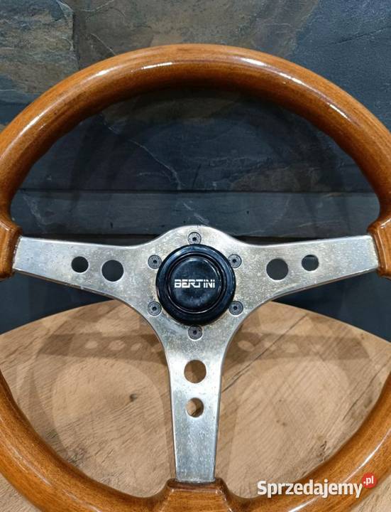 Kierownica drewniana Mercedes w126 r107 190e Biały Bór