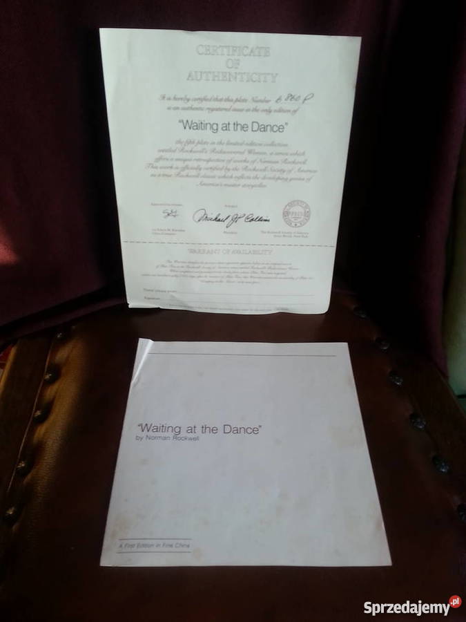 Talerz z limitowanej edycji Norman Rockwell Gdańsk