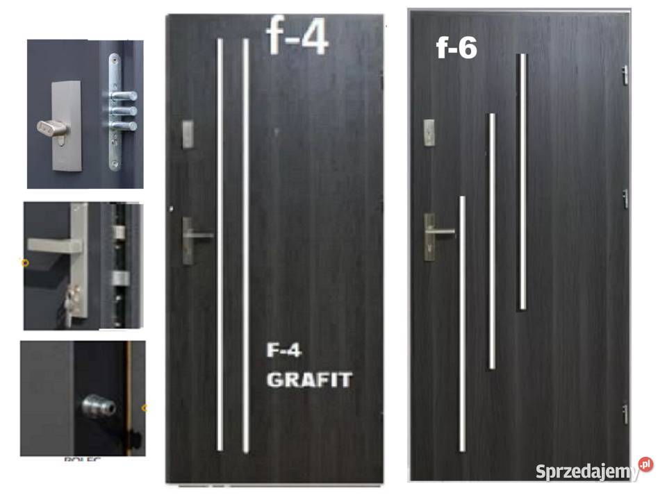Drzwi wejściowe ZEWNĘTRZNE drewniane i metalowe