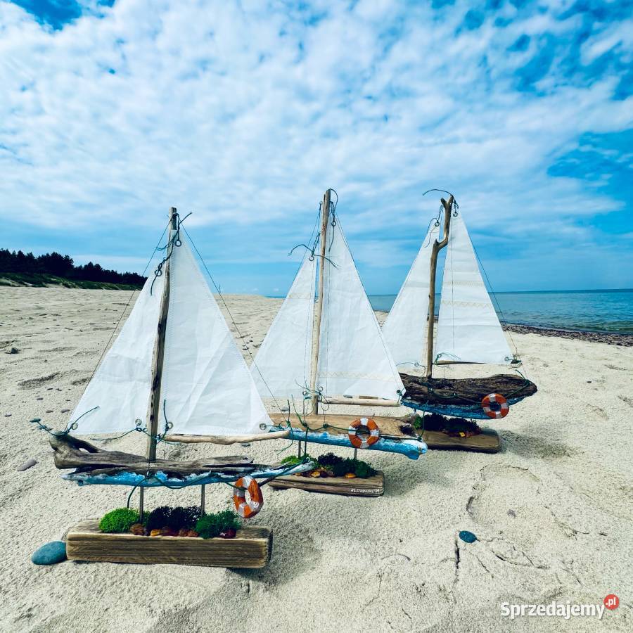 LUKI SZTUKI driftwood duuży JACHT żagle z Wrocław
