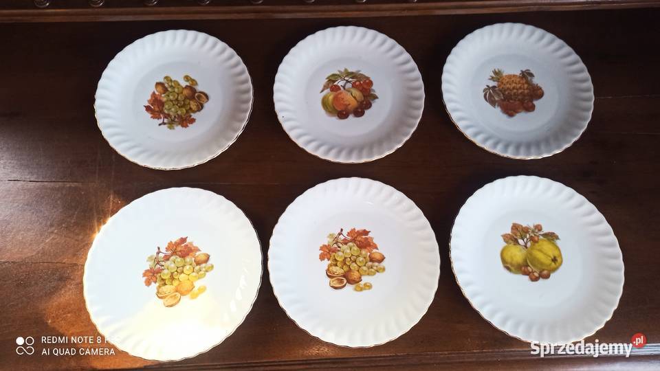 Talerzyk deserowy z owocami Hartporzellan sprzedam