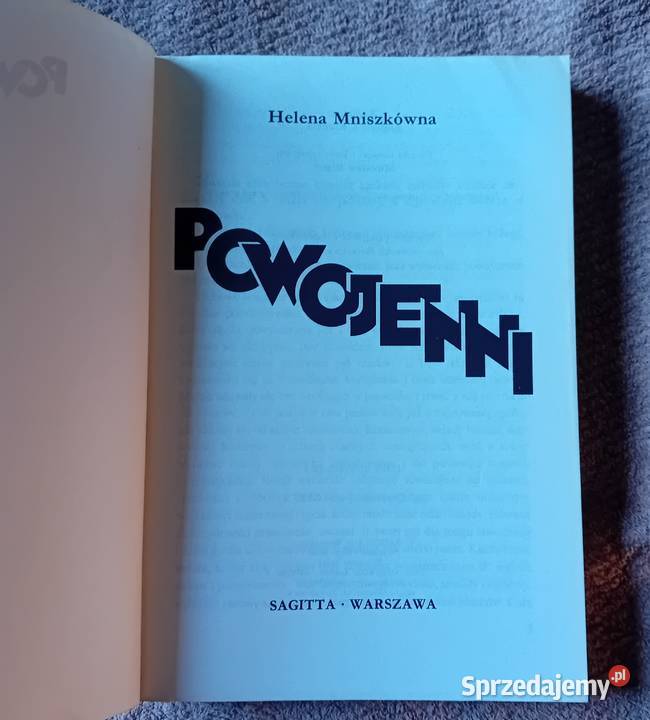 Helena Mniszkówna Powojenni Sagitta 1991 r Koźminek