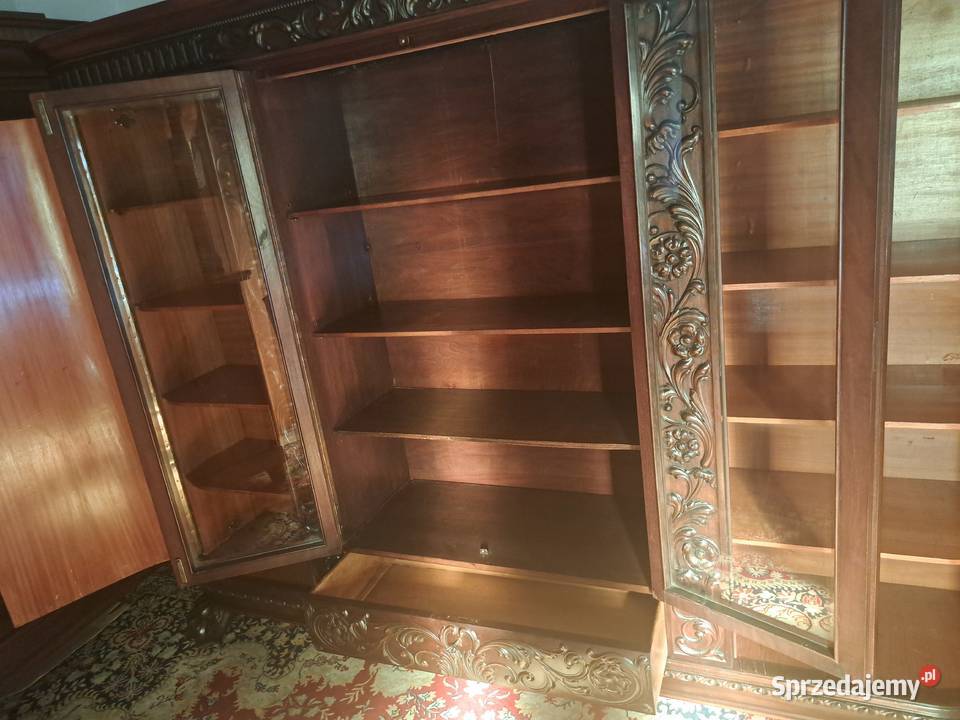 Dostojna biblioteka na lwich łapach lata 20te ub