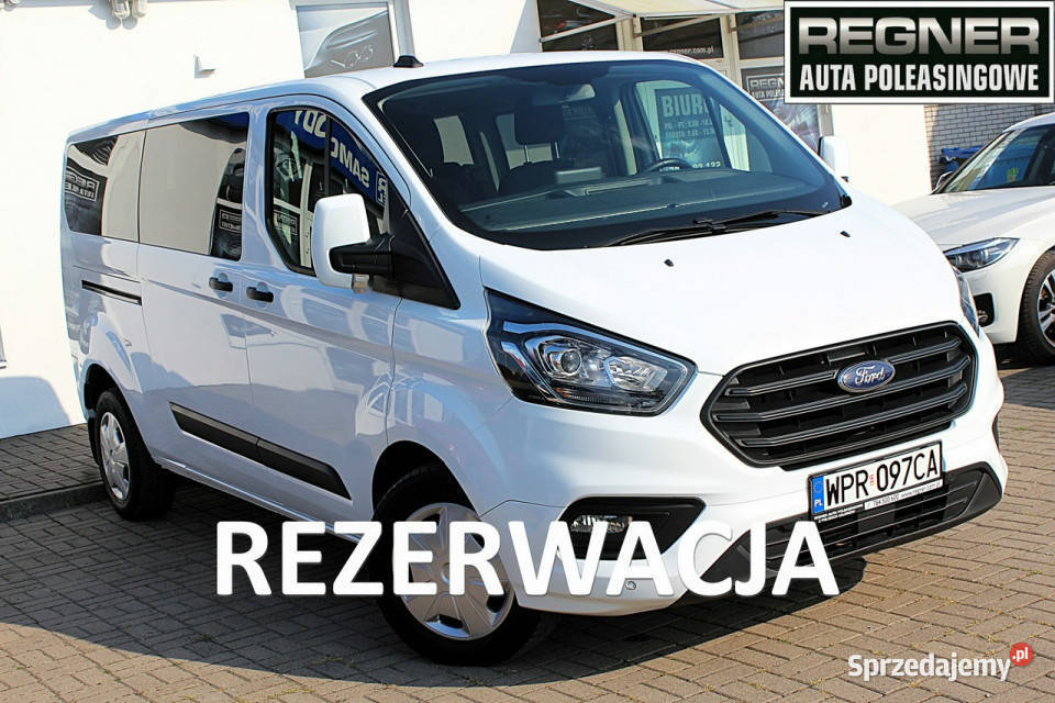 Ford Transit Custom 9osob L2 130 Salon FV23 1WŁ bluetooth Sokołów