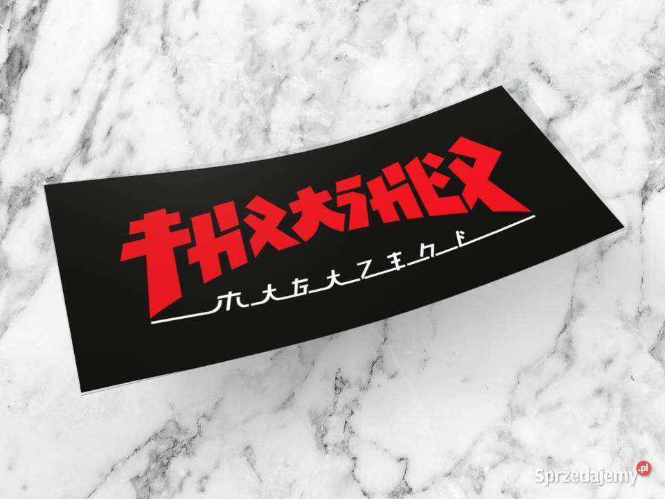 Naklejka THRASHER GODZILLA 10 x 45 supreme jpn 3 Choroszcz sprzedam