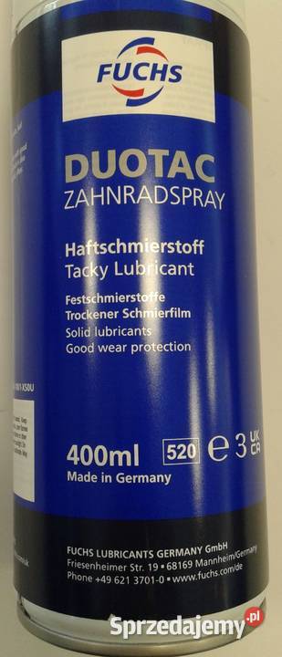 SMAR DO ŁAŃCUCHA DUOTAC 400ML Szczecin