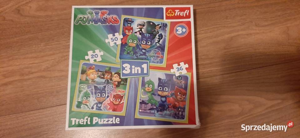 Puzzle PJ Masks 3 3 w 1 Pidżamersi 3 lata+ łódzkie Pabianice