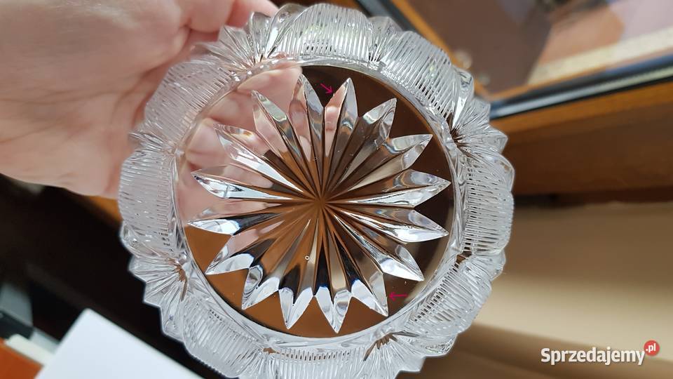 Platerowana cukiernica Tulipany ze szklanym śląskie Dąbrowa Górnicza