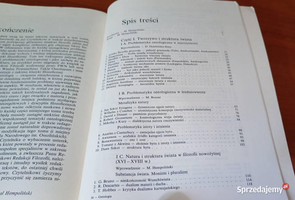 Ontologia antologia tekstów filozoficznych red Rok wydania 1994 Gdańsk