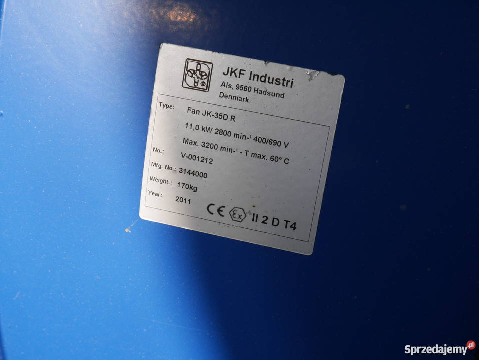 Wentylator JKF Industri Chudolipie