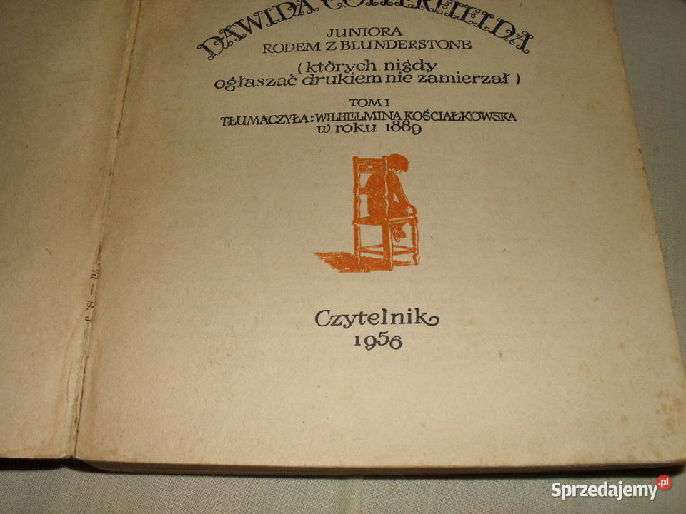 Karol Dickens zapiski Dawida copperfielda Koszalin sprzedam