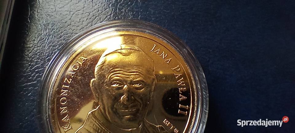 Stare monety Medal Jan Paweł II Polska 22 Numizmatyka Lesko