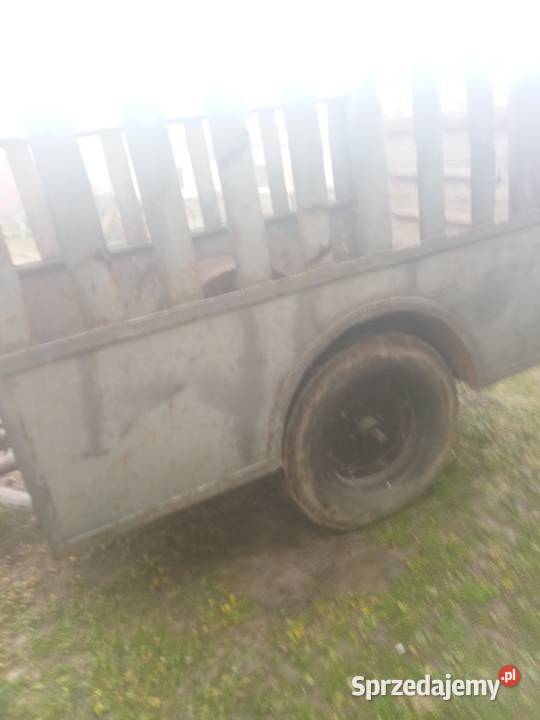 Dwukółka do przewozu do bydła Przyczepy rolnicze lubelskie Frampol