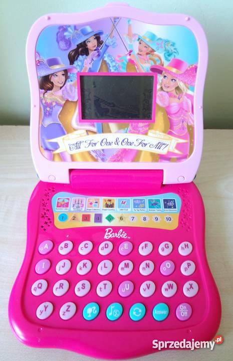 Edukacyjny laptop LCD dziecka Barbie Mosqueteira