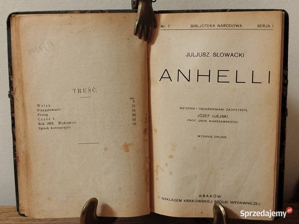 Książka Kordian Anhelli Poezyje liryczne J zachodniopomorskie Szczecin sprzedam