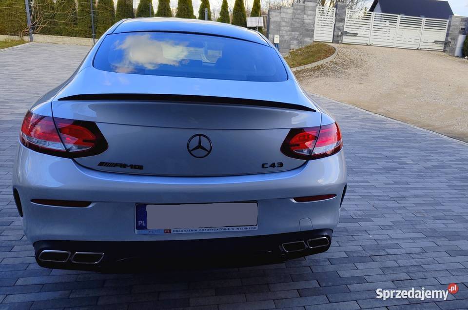 Mercedes C43 AMG 4x4 9gtronic bogata niski elektrycznie ustawiane fotele Zamość