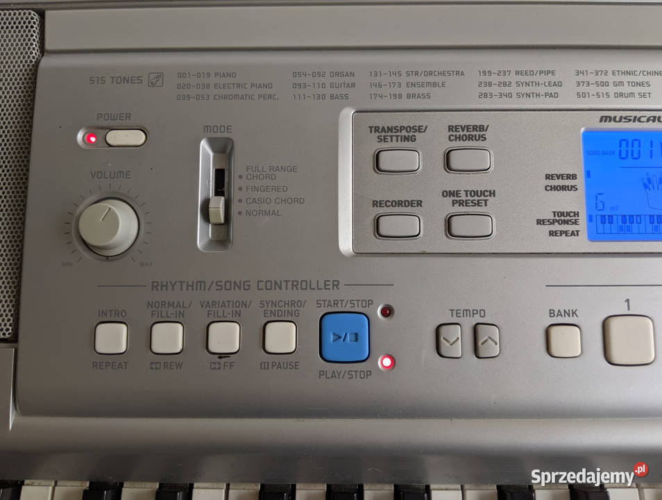 Keyboard CASIO CTK 810 z USB 515 barw Casio Instrumenty klawiszowe i MIDI dolnośląskie Lubin