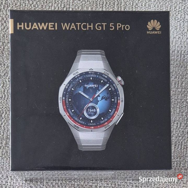 Huawei Watch GT5 Pro tytan smartwatch nowy Telefony i Akcesoria dolnośląskie