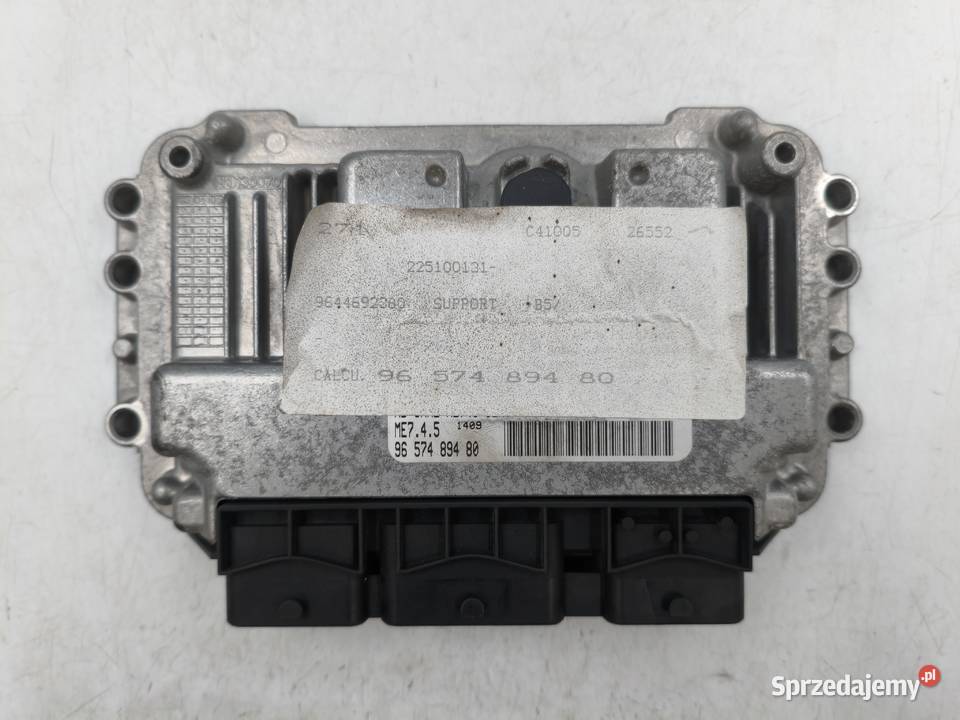 Sterownik Silnika Citroen C4 16 16v 9657489380 osobowe Wyszków