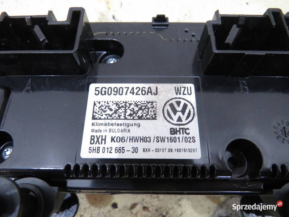 PANEL KLIMATYZACJI PASSAT B8 20 TDI 5G0907426AJ