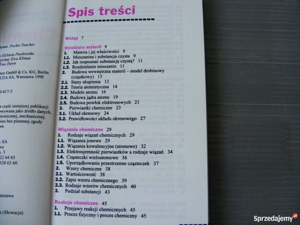 Chemia bez problemów Kuballa Schorn Książki naukowe i popularnonaukowe Oborniki Śląskie