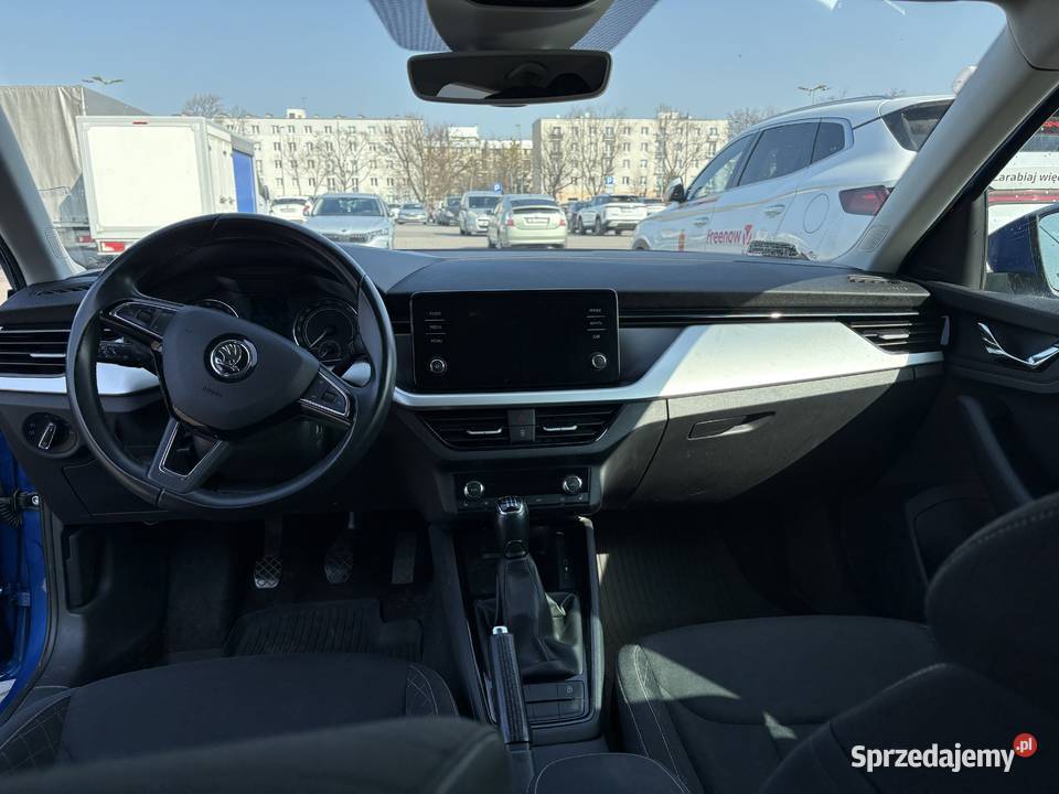 Skoda Scala 16 TDI Ambition Błękit Race ABS mazowieckie Warszawa sprzedam