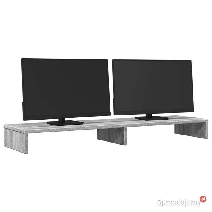 Podstawka pod monitor szary dąb sonoma 100x27x10 mazowieckie Warszawa